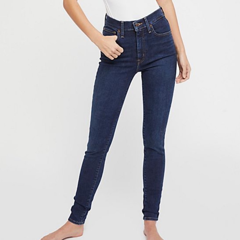 NEW! Levi’s mile high super skinny in jet setter - Picture 3 of 8